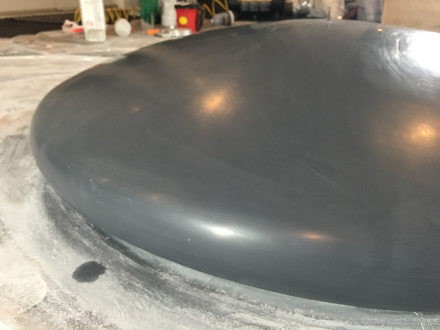 Shiny plug, ready to create the mold