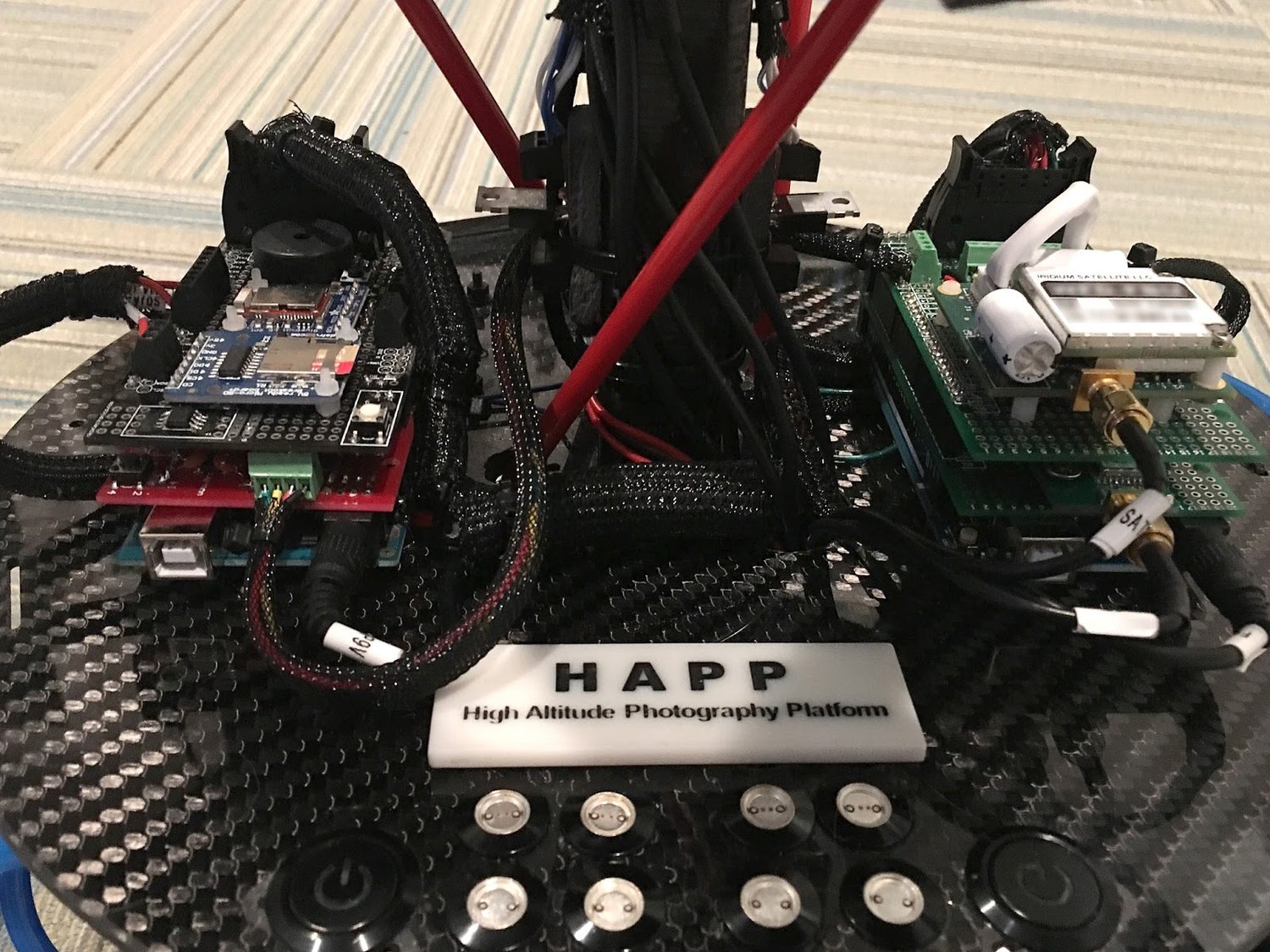 Autopilot (AP) on the left and Flight Controller (FC) on the right, as installed on the HAPP's Electronics Deck